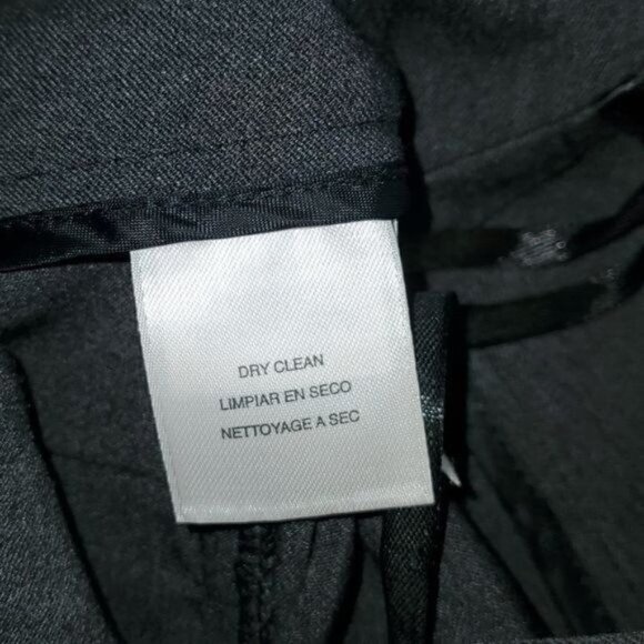 Evan Picone Sz. 8 Stretch Dark Gray Flared Dress Slacks - Picture 3 of 7